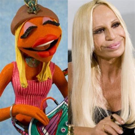 donatella versace muppet looks like.